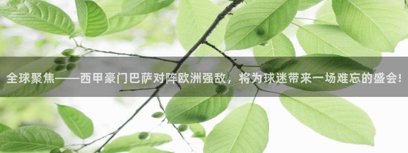 世预赛欧洲赛程表：全球聚焦——西甲豪门巴萨对阵欧洲强敌，将为球迷带来一场难忘的盛会!